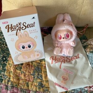 Labubu Have a Seat Plush Pendant -confirmed Dada